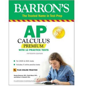 Barron's AP calculus premium AP test prep book